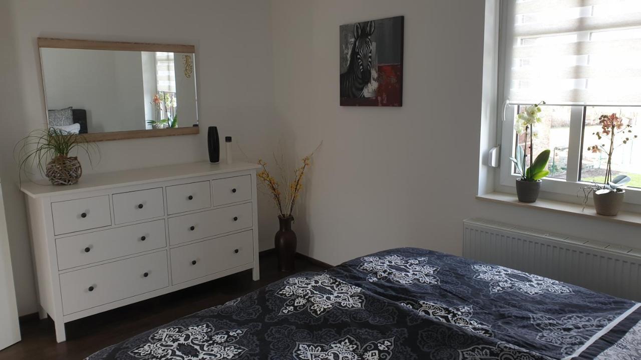 Seensucht & Urlaubstraeume, Ferienwohnung "Seerose" Grossraeschen Exteriör bild